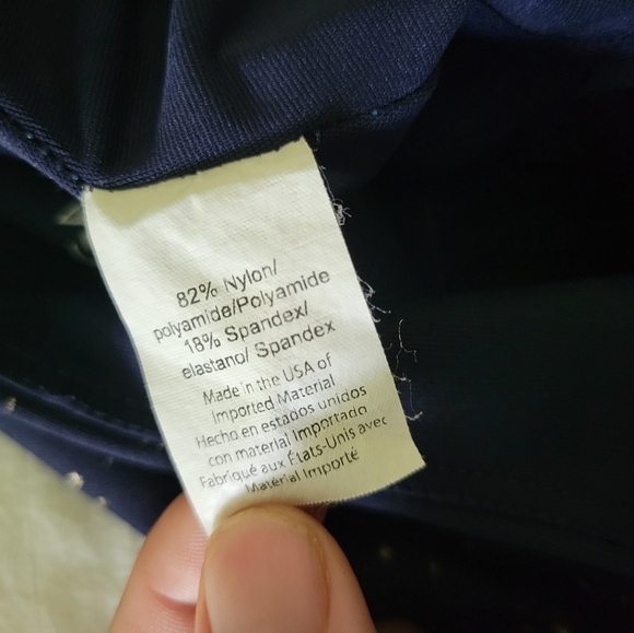 Beyond Yoga Blue and Gold Yoga Leggings Size Small - Picture 5 of 8